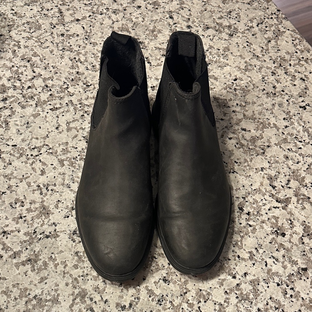 Classic Black Leather Boots